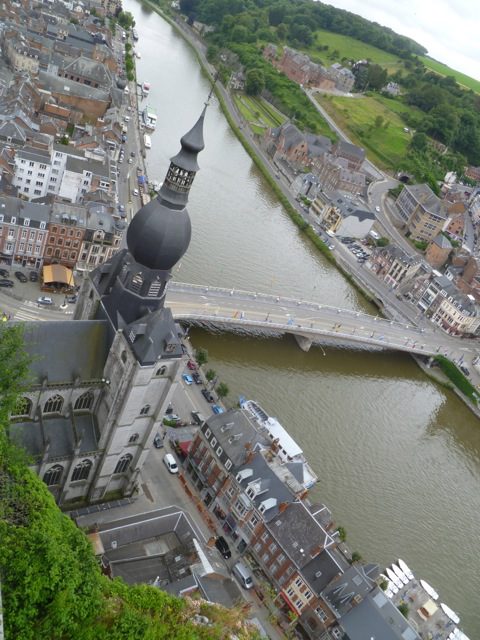 Dinant, Belgium: View from the citadel 