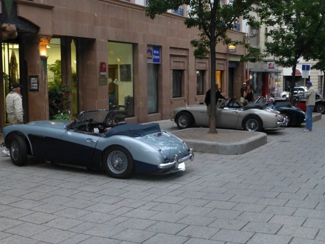 Austin Healy’s that had been shipped over from Boston.