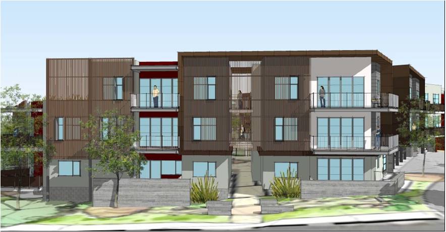 Los Feliz Drive Apartment rendering (Source: Architect, via Thousand Oaks)