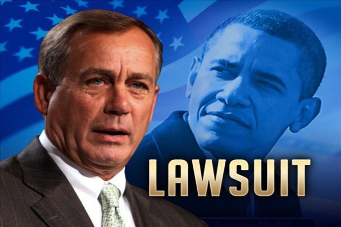 Boehner sue Obama
