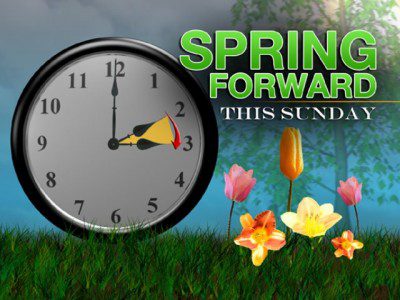 Spring Forward — An Hour Ahead Sunday