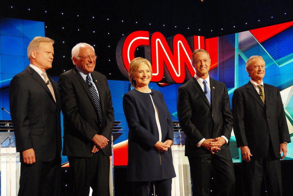 Democrat Preseidential Candidates at 10-13-15 debate