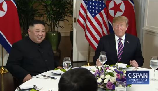 Trump: ‘Great Meetings and Dinner’ with Kim in Vietnam, Joint Declaration to Come
