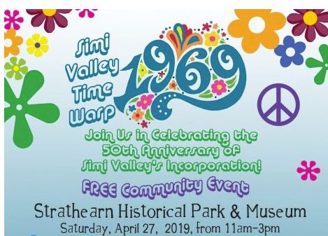 Simi Valley Historical Society – TIME WARP 1969 Free Event April 27th