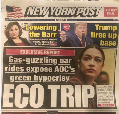 Ocasio-Cortez Tries To Shame New York Post — Gets Fact-Checked By The Same Article