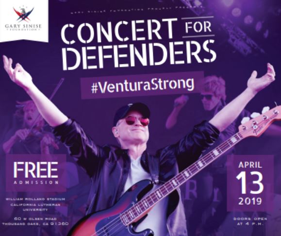 Gary Sinise Foundation Brings its Concert for Defenders to   Ventura County on April 13 to Honor its First Responders