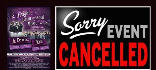 A Night of Latin Soul | The April 13th Show has been cancelled Due to low ticket sales….Refunds will be issued!! Truly sorry