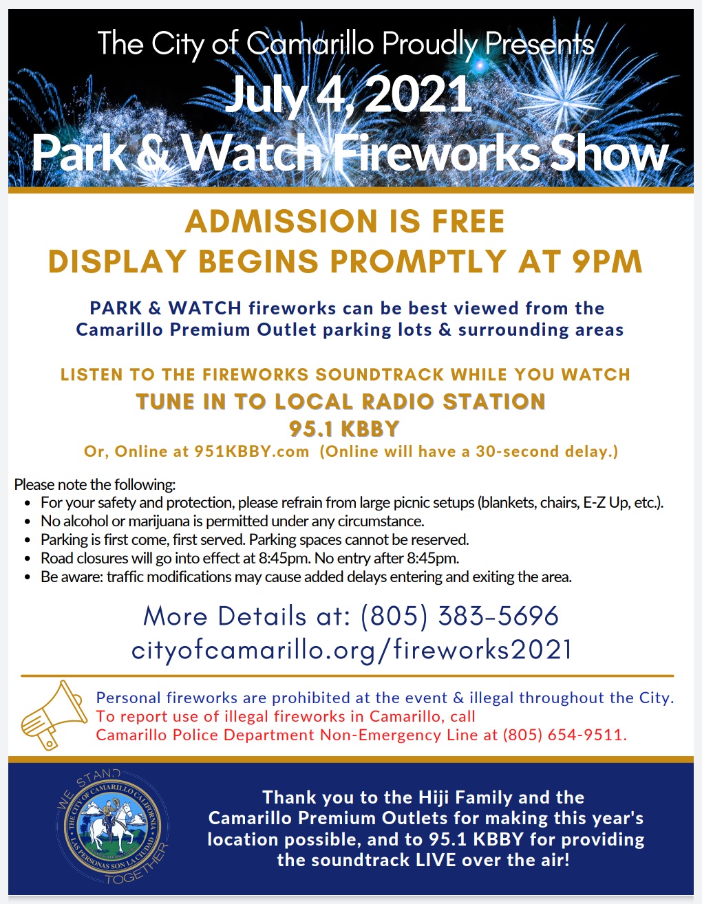 Planes, 220 Hikes On Camarillo Area Transit Passes, And Fireworks